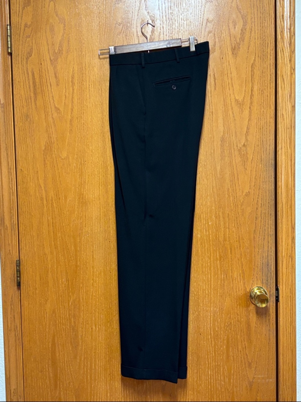 Dockers Black Pleated Dress Trousers